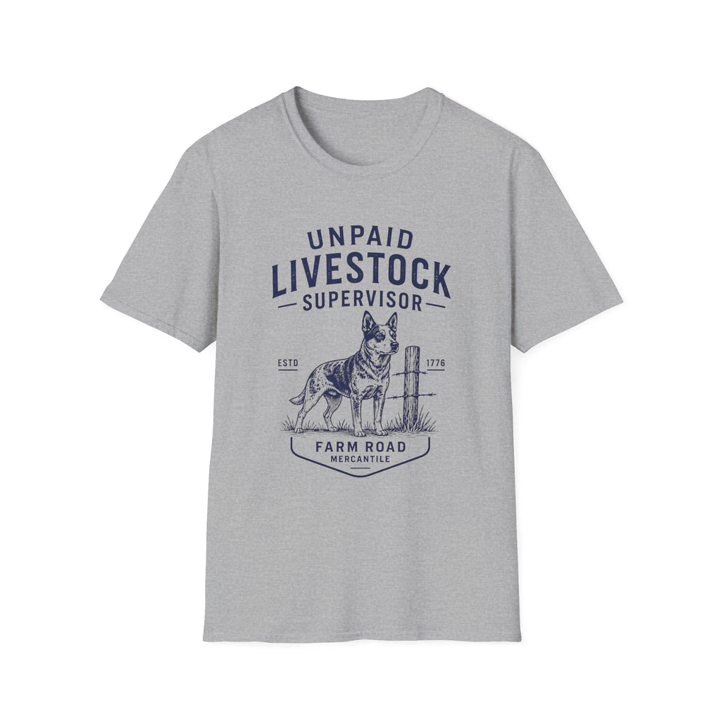 Unpaid Livestock Supervisor T-Shirt