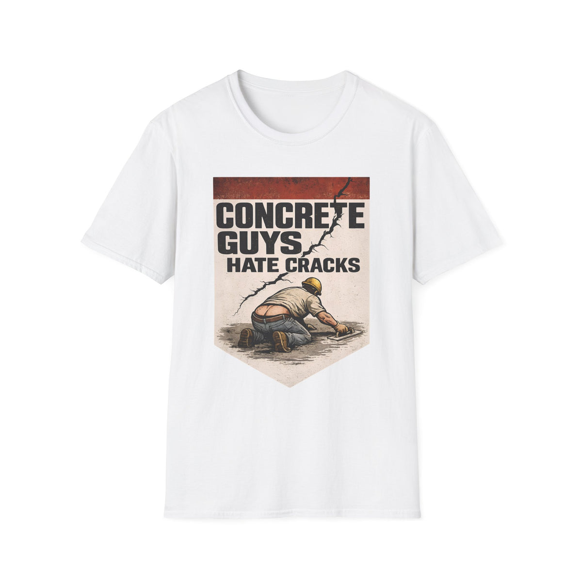 Concrete Guys Hate Cracks T-Shirt