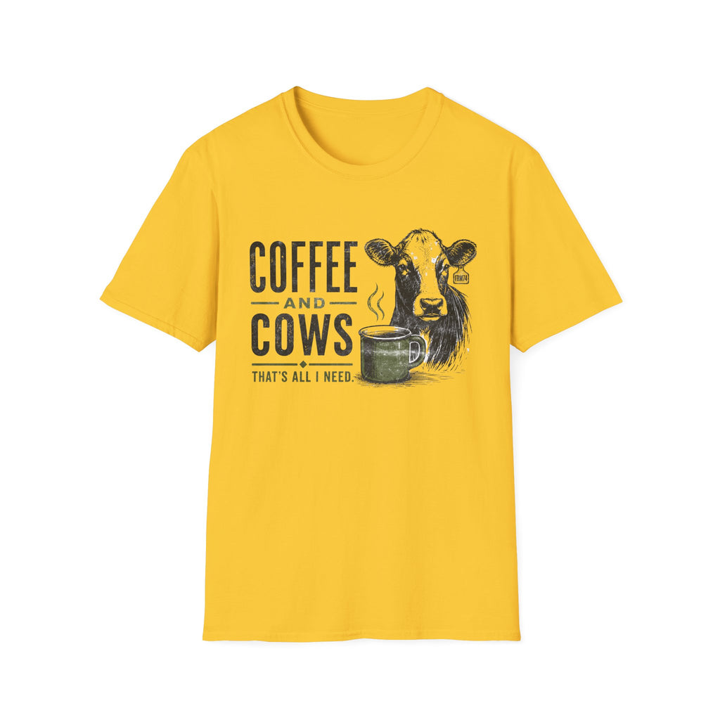 Coffee And Cows Is All I Need T-Shirt