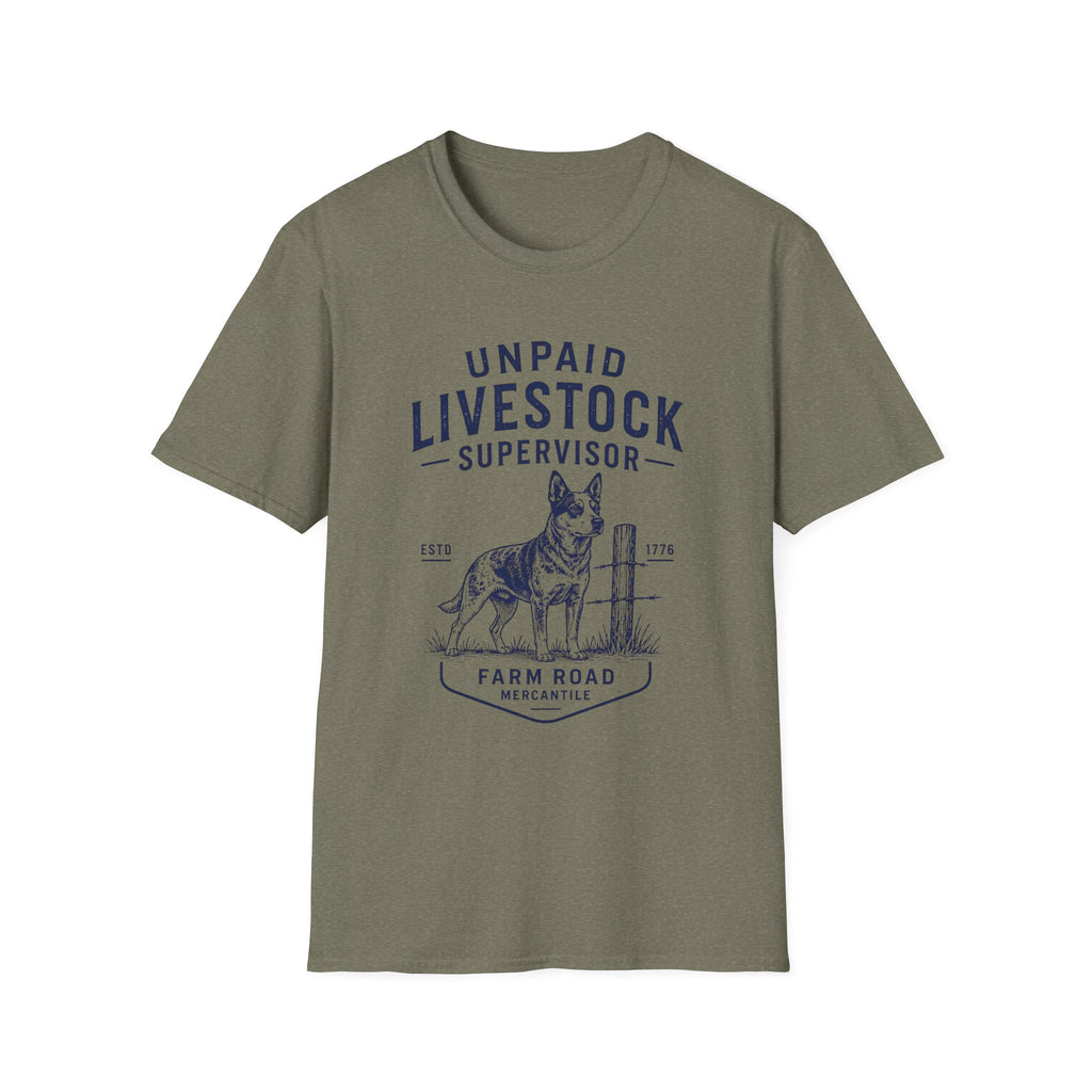 Unpaid Livestock Supervisor T-Shirt