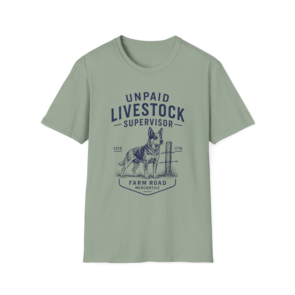 Unpaid Livestock Supervisor T-Shirt