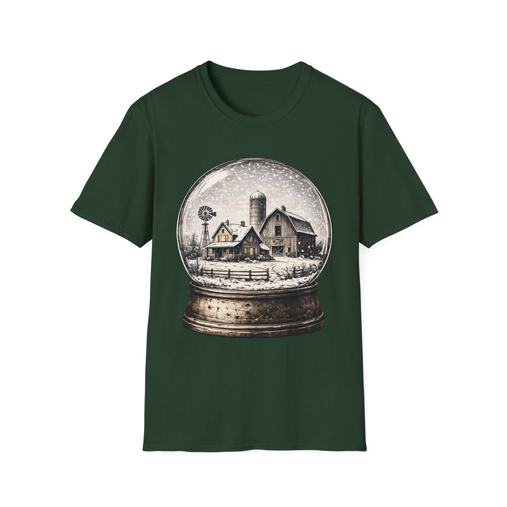 Snow Globe Farmhouse T-Shirt