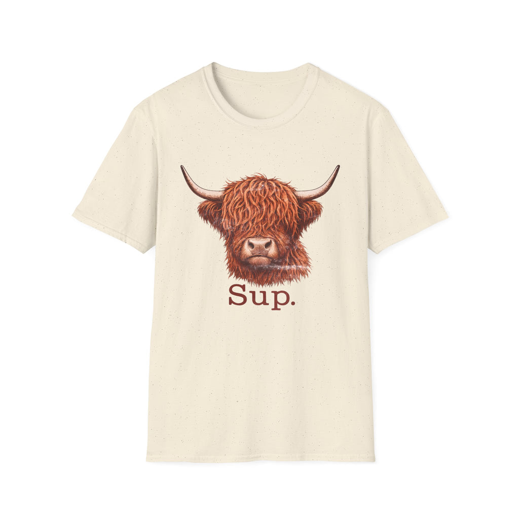 "SUP", Highland Cow T-Shirt