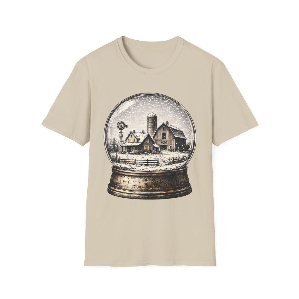 Snow Globe Farmhouse T-Shirt