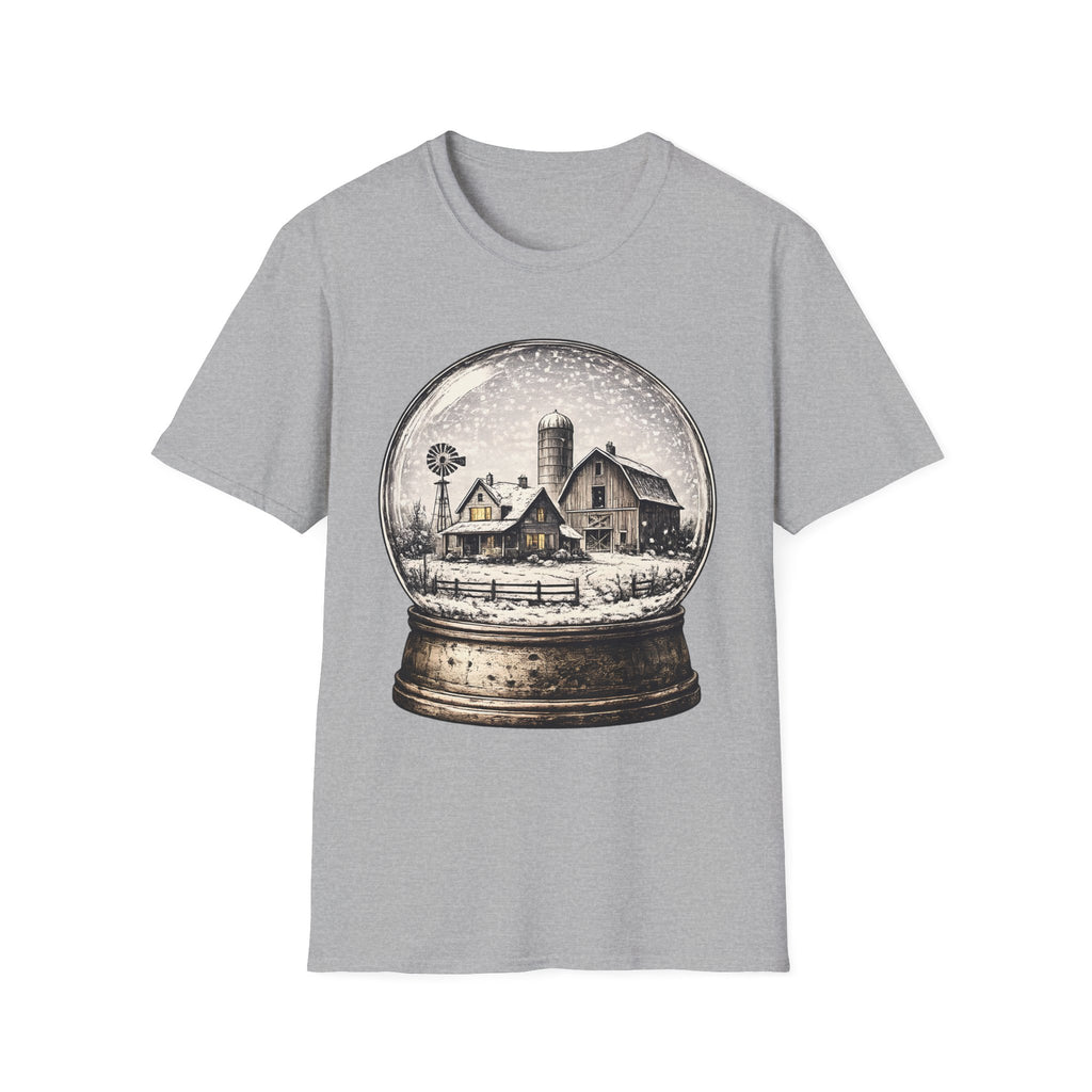 Snow Globe Farmhouse T-Shirt