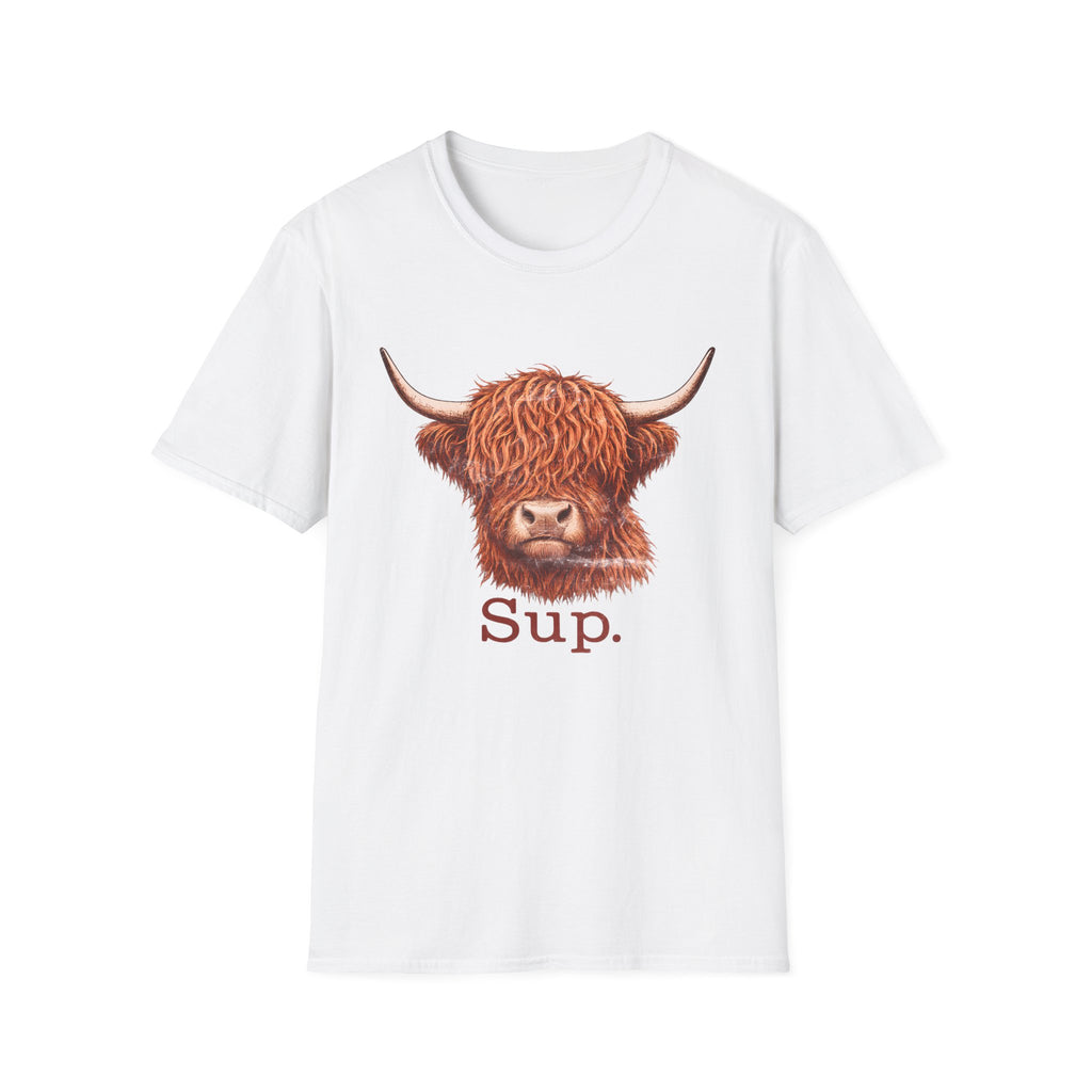 "SUP", Highland Cow T-Shirt