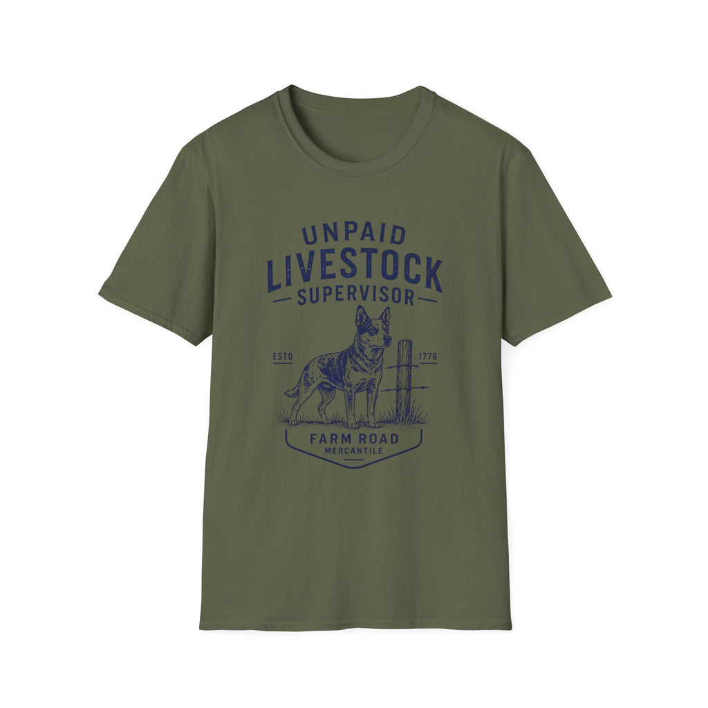 Unpaid Livestock Supervisor T-Shirt