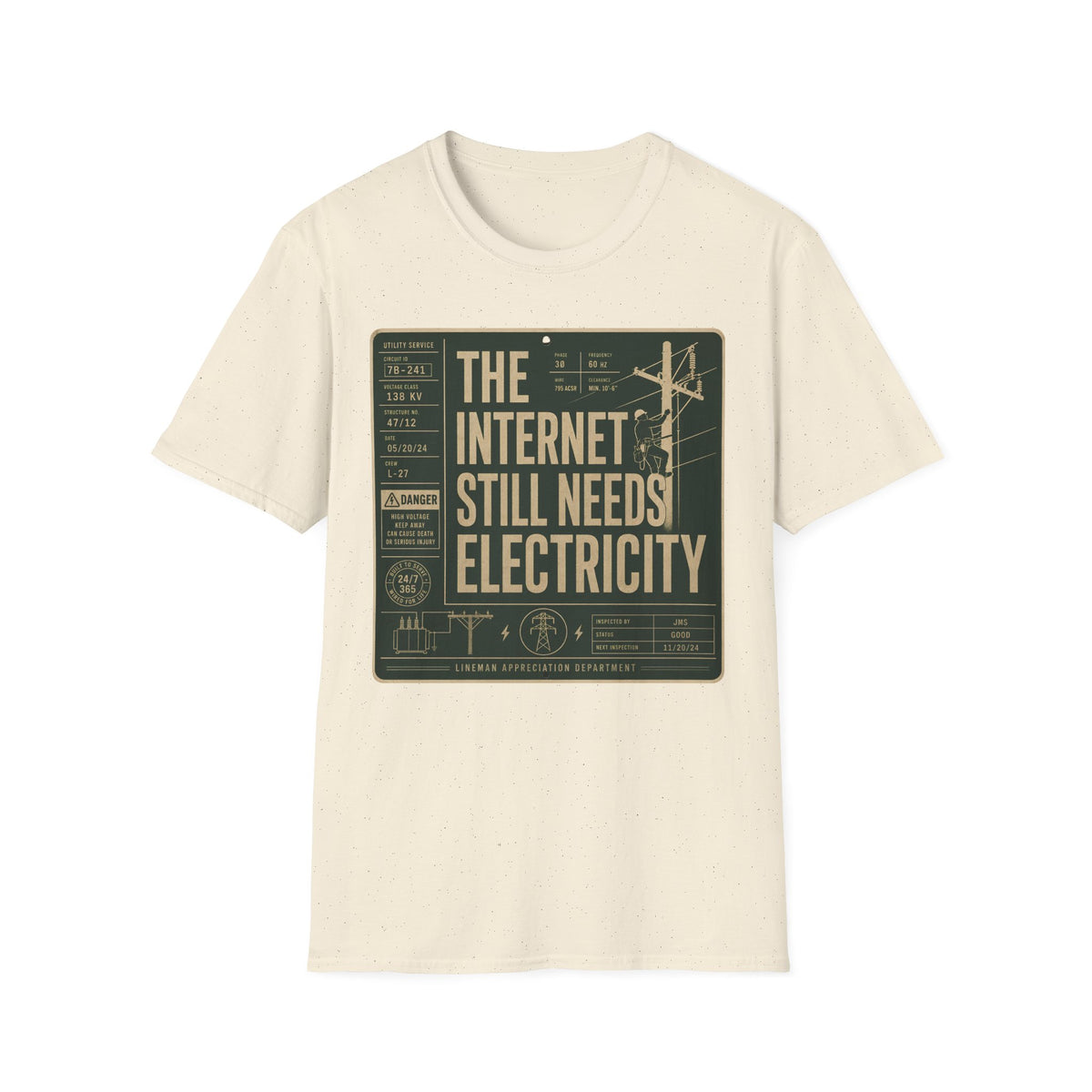 The Internet Still Needs Electricty T-Shirt