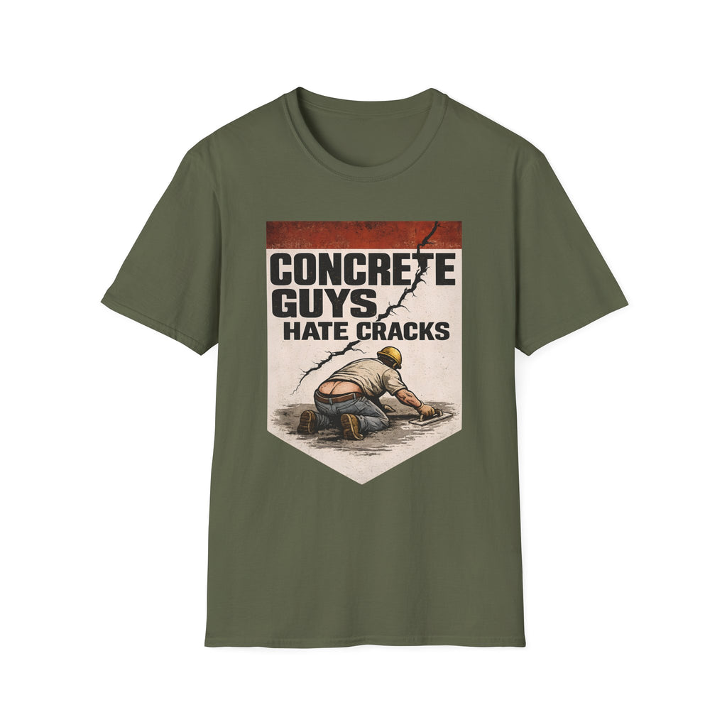 Concrete Guys Hate Cracks T-Shirt