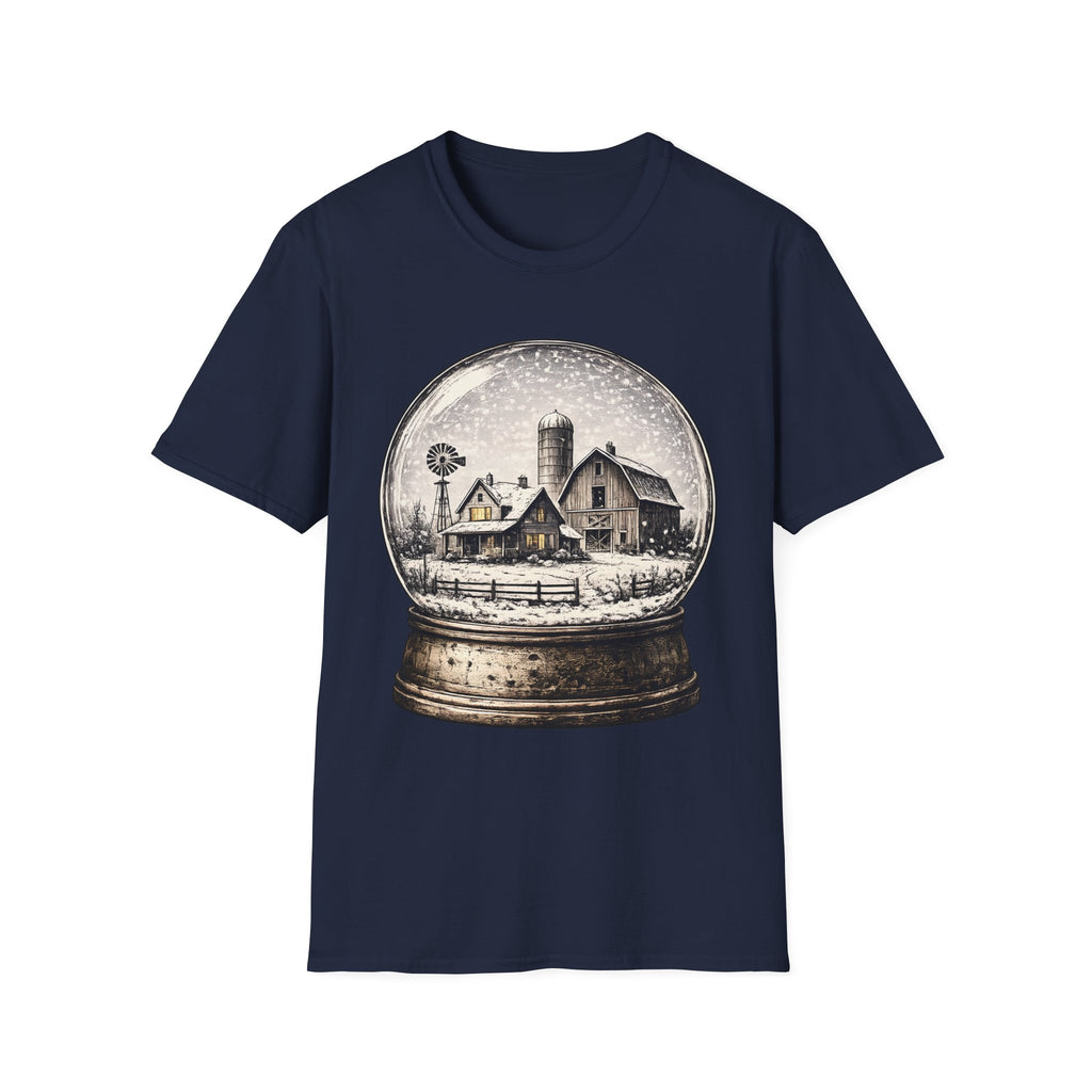Snow Globe Farmhouse T-Shirt